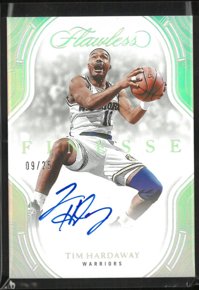 2024-25 Flawless Basketball Finesse Signatures Tim Hardaway Auto /25