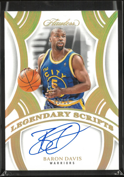 2024-25 Panini Flawless Legendary Scripts Autograph Baron Davis Auto /10