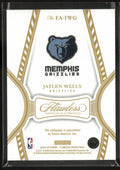 2024-25 Panini Flawless Rookie Autograph Jaylen Wells Auto RC Blue /8