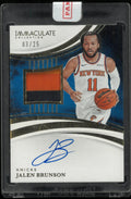 2024-25 Panini Immaculate Collection Jalen Brunson Autograph Auto Patch /25