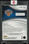 2024-25 Panini Immaculate Collection Jalen Brunson Autograph Auto Patch /25