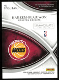 2024-25 Immaculate Collection Red International Notoriety Auto Hakeem Olajuwon /8