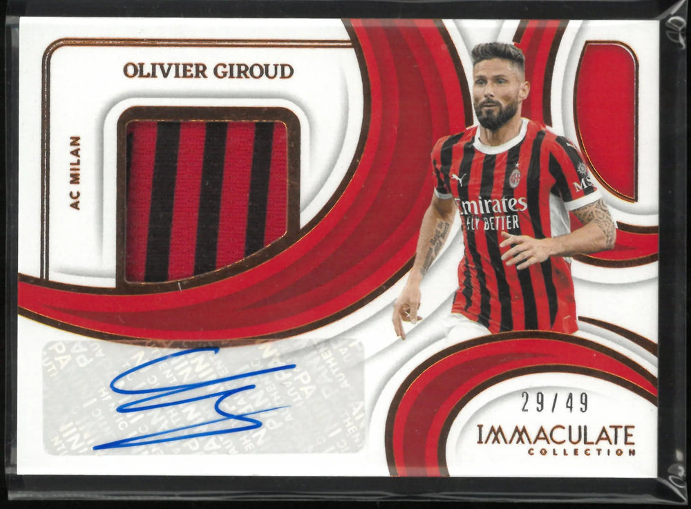 2024-25 Panini Immaculate Olivier Giroud Patch Autograph Auto /49