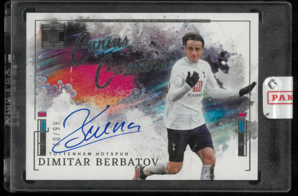 2024-25 Panini Impeccable Premier League Canvas Creations Auto Dimitar Berbatov /99