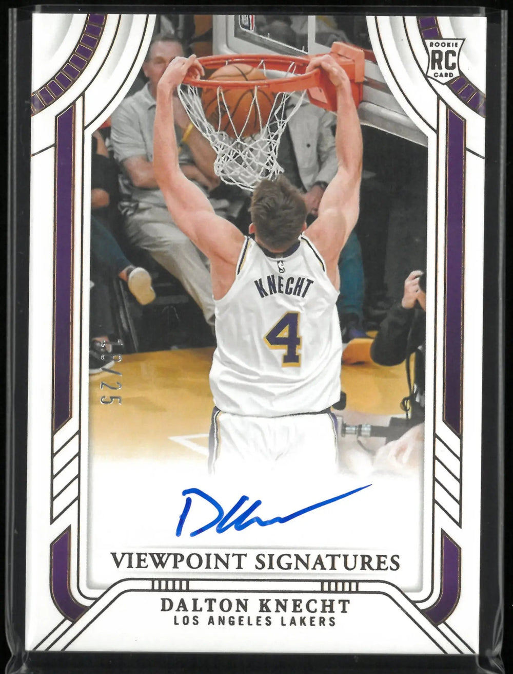 2024-25 National Treasure Viewpoint Signature Dalton Knecht Auto /25