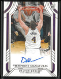 2024-25 National Treasure Viewpoint Signature Dalton Knecht Auto /25
