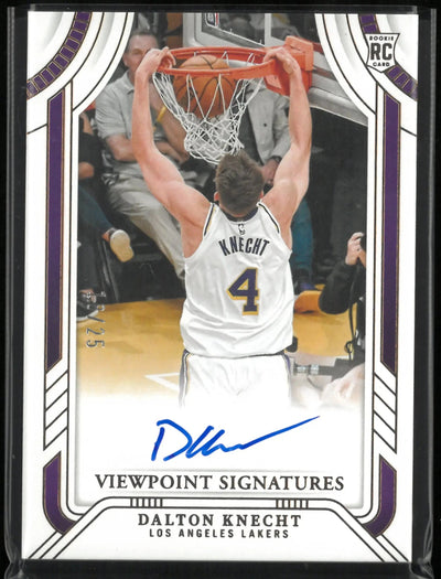 2024-25 National Treasure Viewpoint Signature Dalton Knecht Auto /25