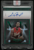 2024-25 Panini Noir Encore Autographs Chris Bosh Auto Green /5