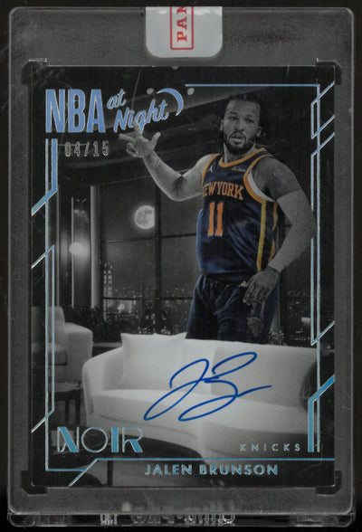 2024-25 Panini Noir NBA at Night Autograph Jalen Brunson Auto /15