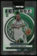 2024-25 Panini Obsidian Basketball Green Equinox Rookie Stephon Castle /25