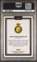 2024-25 Panini Obsidian Black Color Blast Cristiano Ronaldo #6 PSA 10