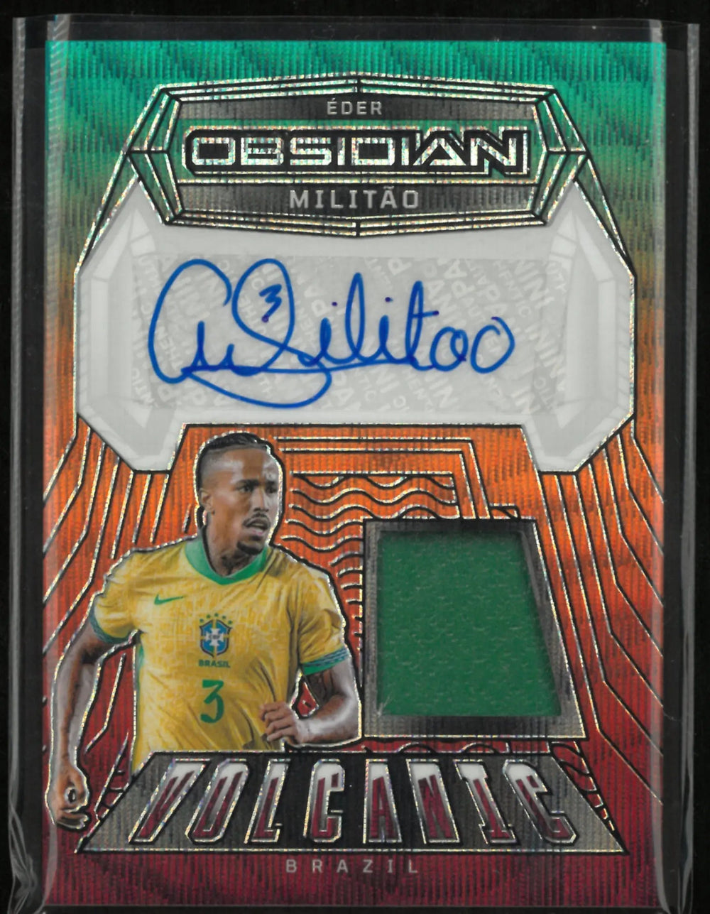 2024-25 Panini Obsidian Volcanic Eder Militao Patch Autograph /10