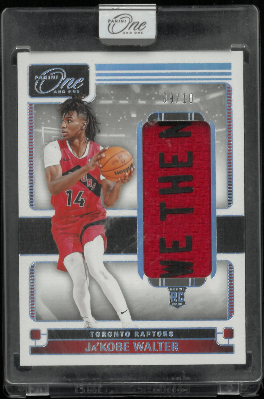 2024-25 Panini One And One Rookie Patch Ja'Kobe Walter /10 RC