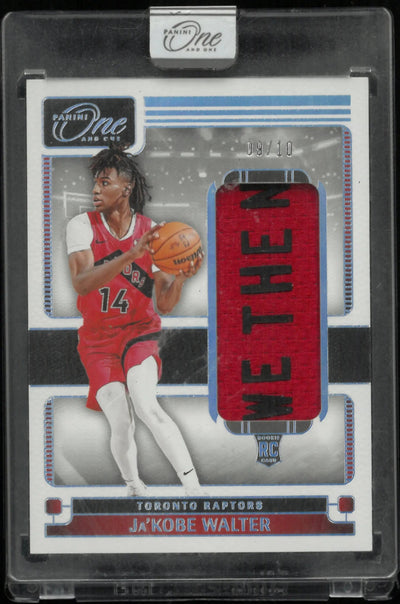 2024-25 Panini One And One Rookie Patch Ja'Kobe Walter /10 RC