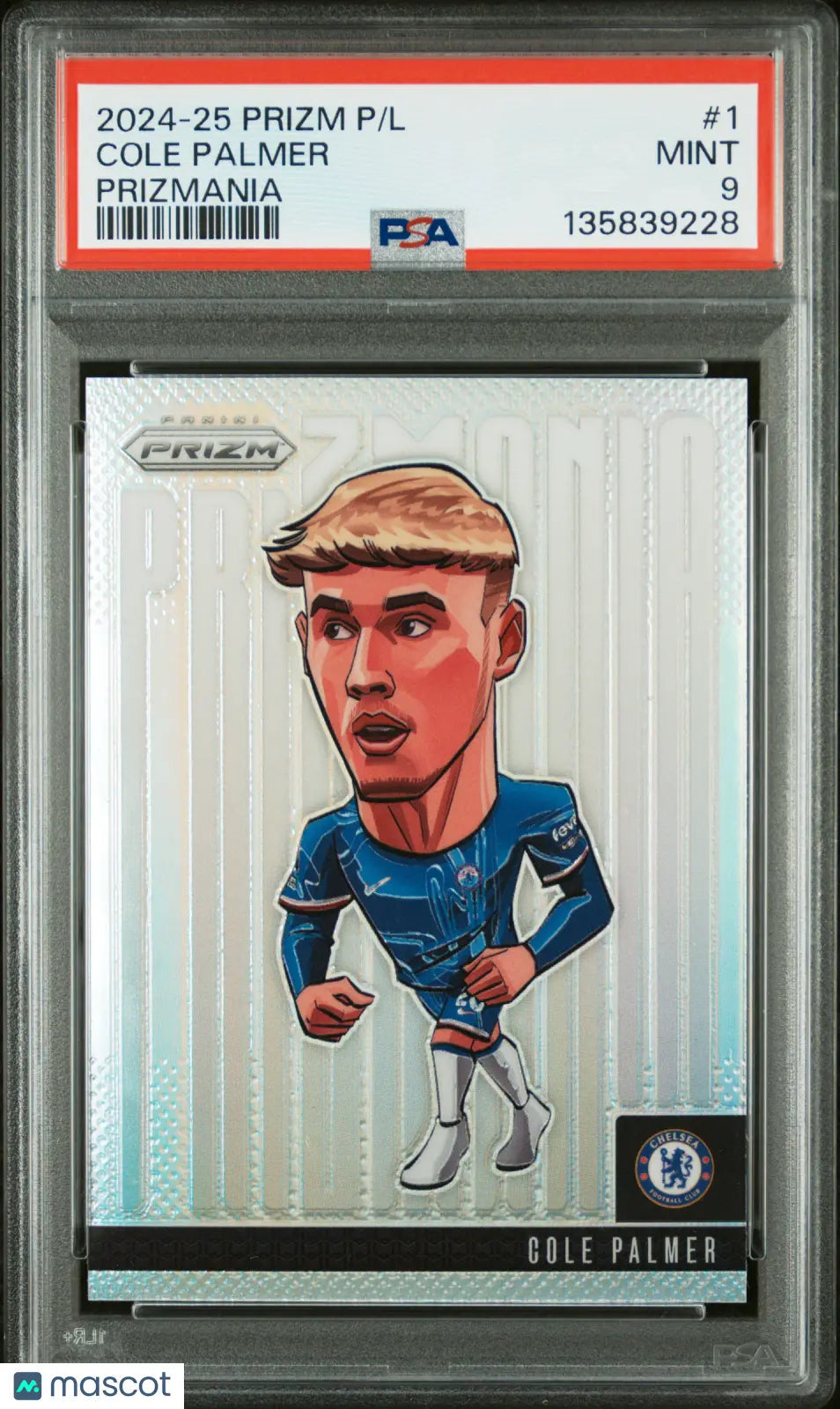 2024-25 Panini Prizm Premier League Prizmania Cole Palmer #1 PSA 9