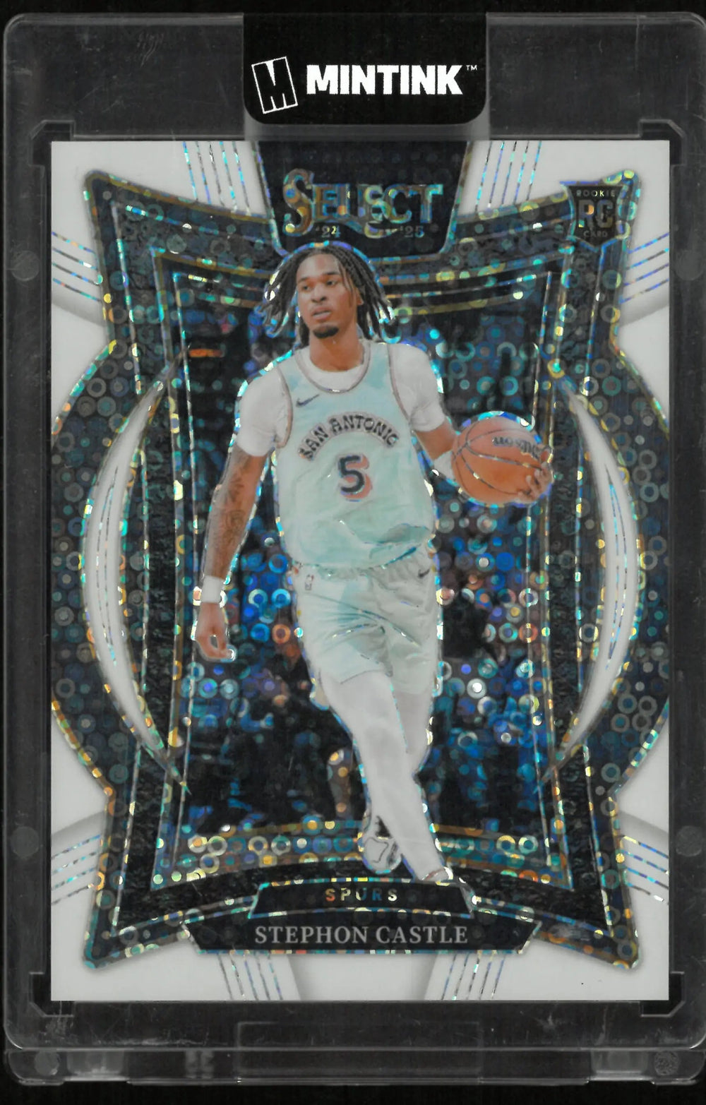 2024-25 Panini Select Concourse Stephon Castle RC Rookie White /75