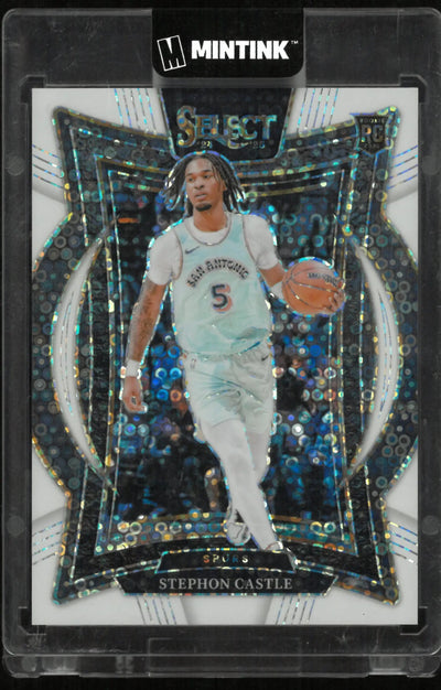 2024-25 Panini Select Concourse Stephon Castle RC Rookie White /75