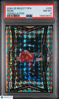 2024-25 Panini Select FIFA Pedri #235 Tessellation PSA 8