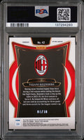 2024 Panini Select FIFA Terrace Gold Wave Prizm Tijjani Reijnders #42 /10 PSA 9