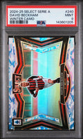 2024-25 Panini Select Serie A David Beckham Winter Camo PSA 9 /30
