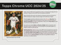 2024-25 Topps Chrome UEFA Club Competitions Soccer Hobby Box