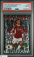 2024-25 Topps UEFA Club Competitions Black Icy Tijjani Reijnders /10 PSA 8