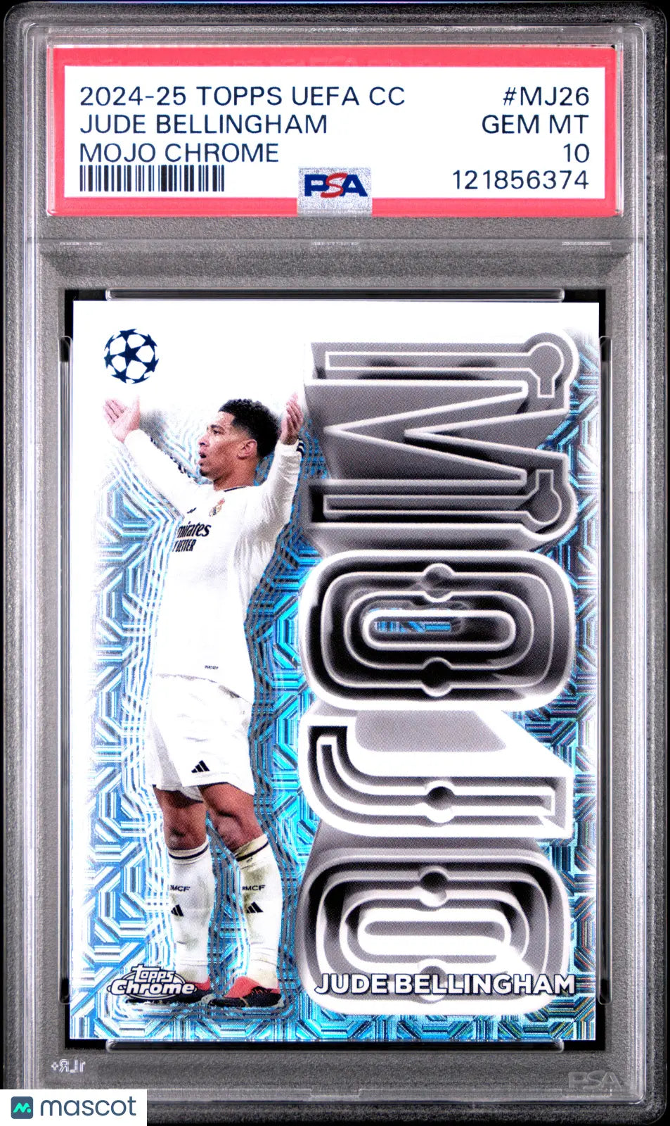 2024-25 Topps UEFA Club Competitions Mojo Chrome Jude Bellingham #MJ26 PSA 10