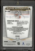 2024-25 UD O-Pee-Chee Platnium Rookie Autographs Sebastian Cossa Auto RC /50