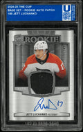 2024-25 UD The Cup Jett Luchanko RC Rookie Patch Auto /249
