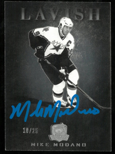 2024-25 UD The Cup Lavish Blue Ink Auto Mike Modano /25