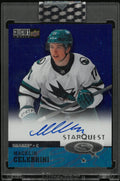 2024-25 Upper Deck Clear Cut Star Quest Macklin Celebrini Autograph Auto