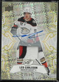 2024-25 Upper Deck Ice Gold Autograph Patch Leo Carlsson Auto