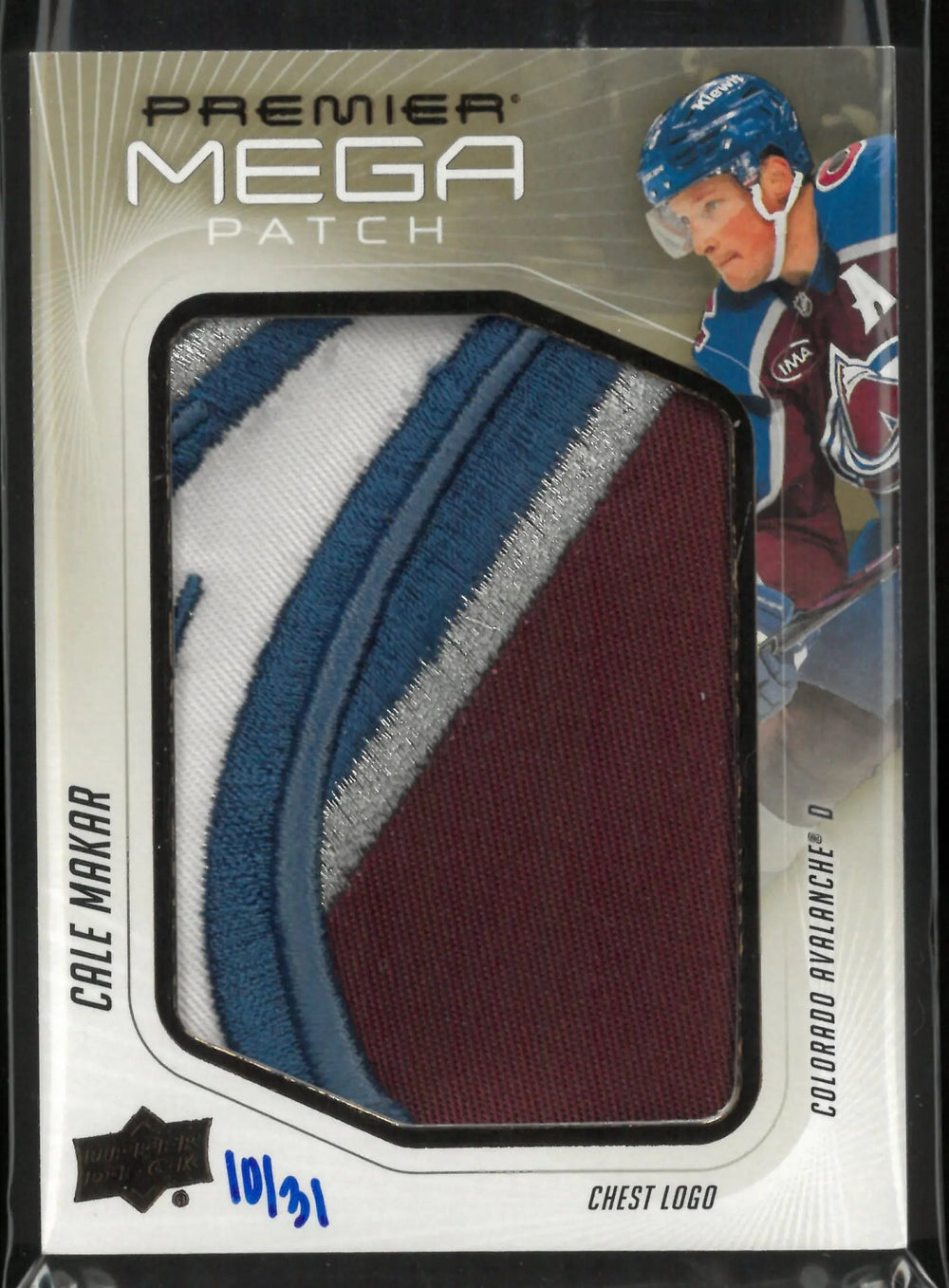 2024-25 Upper Deck Premier Mega Patch Cale Makar /31