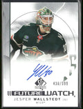 2024-25 UD SP Authentic Future Watch Rookie Auto Jesper Wallstedt /999