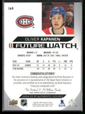 2024-25 UD SP Authentic Future Watch Rookie RC Auto Oliver Kapanen /999