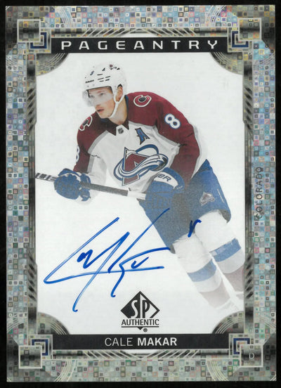 2024-25 Upper Deck SP Authentic Pageantry Auto Cale Makar