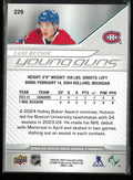 2024-25 Upper Deck Series 1 Young Guns Rookie Lane Hutson RC
