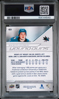2024-25 Upper Deck Series 2 Macklin Celebrini Young Guns RC Rookie #451 PSA 9
