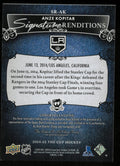 2024-25 Upper Deck The Cup Anze Kopitar Signature Renditions Auto
