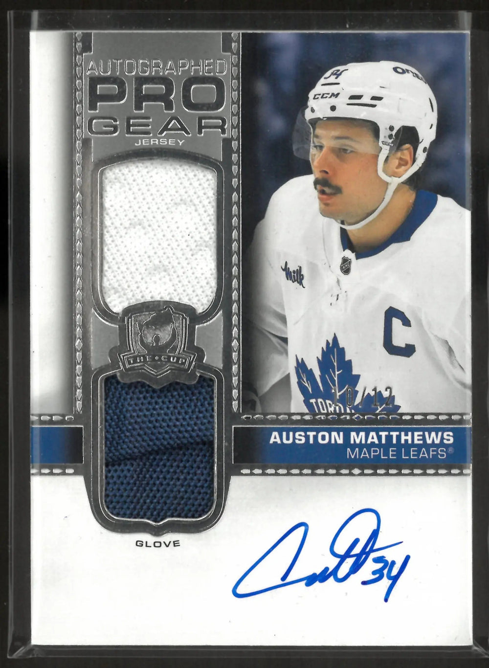 2024-25 Upper Deck The Cup Auston Matthews Autographed Pro Gear Auto /12