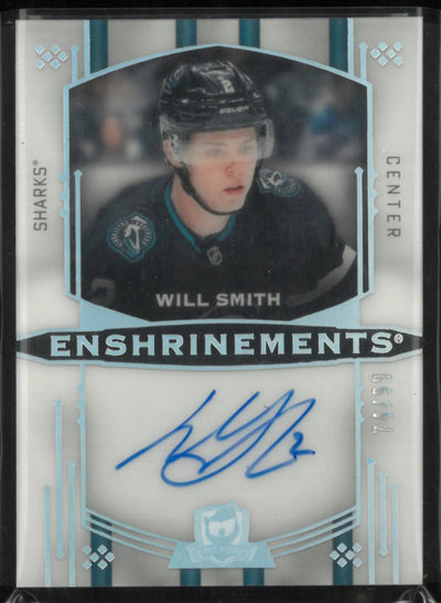 2024-25 Upper Deck The Cup Enshrinements Will Smith Autograph /99
