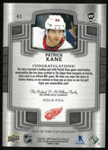 2024-25 Upper Deck The Cup Gold Foil Patch Patrick Kane /8