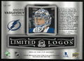 2024-25 Upper Deck The Cup Limited Logos Patch Auto Andrei Vasilevsky /50