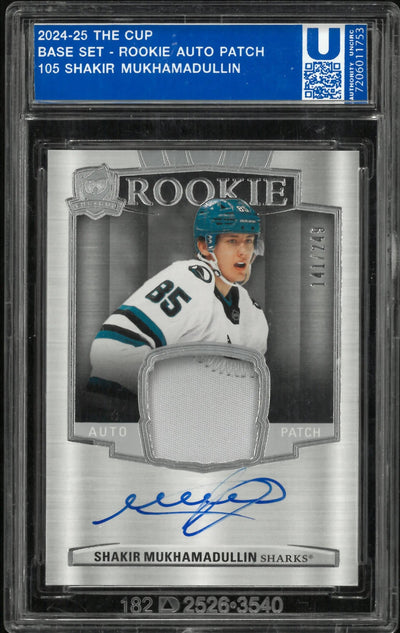 2024-25 Upper Deck The Cup Rookie Auto Patch Shakir Mukhamadullin /249