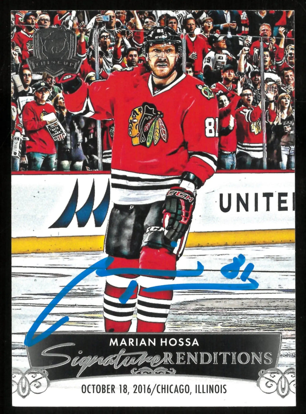 2024-25 Upper Deck The Cup Signature Renditions Auto Marian Hossa