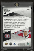 2024-25 Upper Deck Ultimate Hockey Introductions Lane Hutson RC Auto