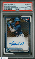 2024 Bowman Chrome Prospect Autographs Arjun Nimmala PSA 9