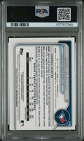 2024 Bowman Chrome Prospect Autographs Arjun Nimmala PSA 9