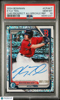 2024 Bowman Chrome Prospect RC Kyle Teel Auto Speckle Refractor /299 PSA 10