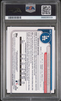 2024 Bowman Chrome RC Rookie Auto Yoshinobu Yamamoto Blue Refractor /150 PSA 9